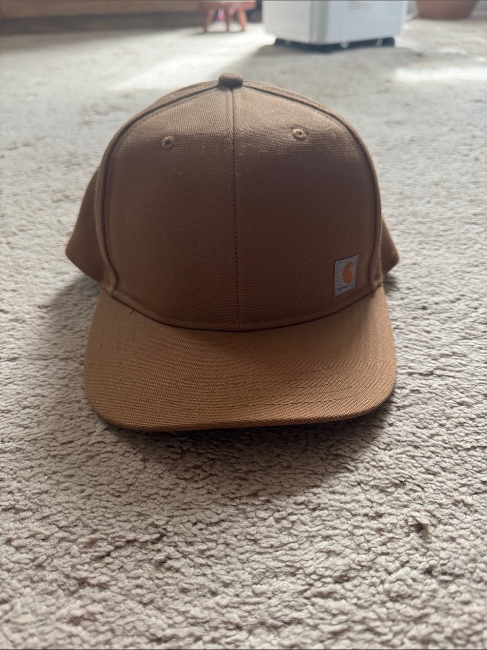 Carhartt Tan Canvas Logo Cap